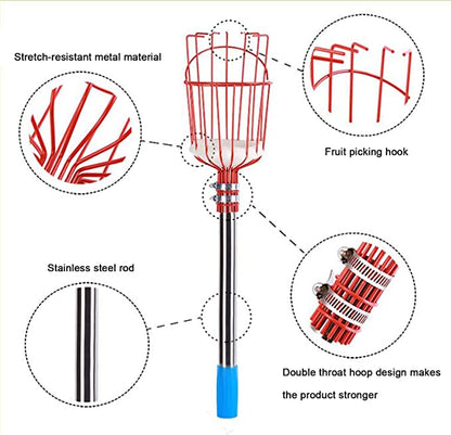 Metal Tree Fruit Picker