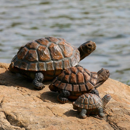 Realistic Turtle Garden Sculpture